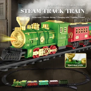 light and sound classic steam smoking train
