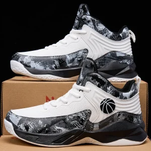 Boys' High-Top Breathable Sneakers