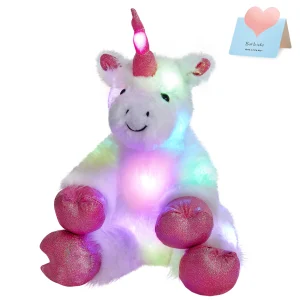 Glowing Unicorn Plush Toy With Lights