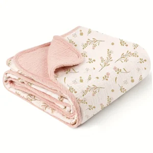 40"x36" Ultra-Soft Muslin Swaddle Blanket